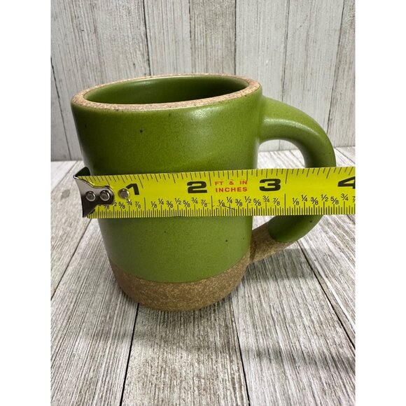 Vtg Style East Fork Pottery Mug Fiddlehead Green Retired Color 4.25" Tall Set 2 - Picture 6 of 10